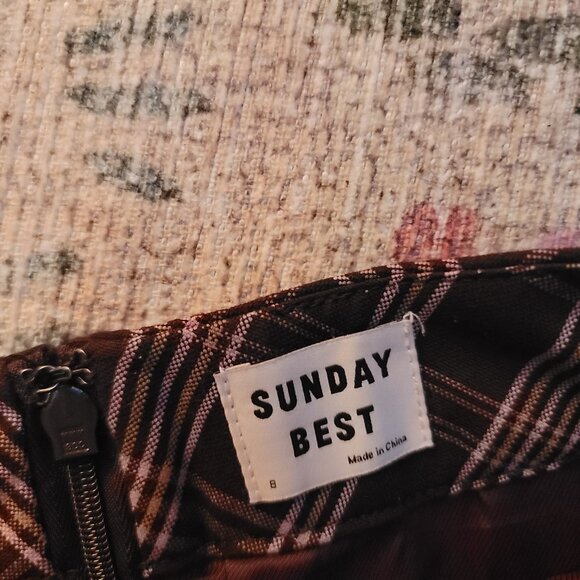 Aritzia Sunday Best 2 plaid skirts like new - Picture 2 of 7